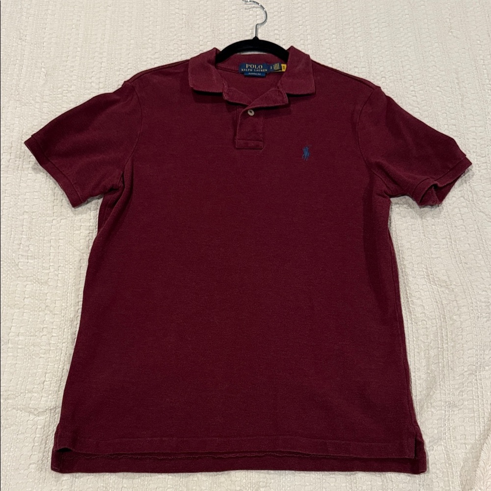 Polo by Ralph Lauren Men's Dark Red Polo Shirt